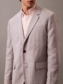 Buy 남성 클래식 린넨 블레이저 자켓 in color FORMAL GRAY