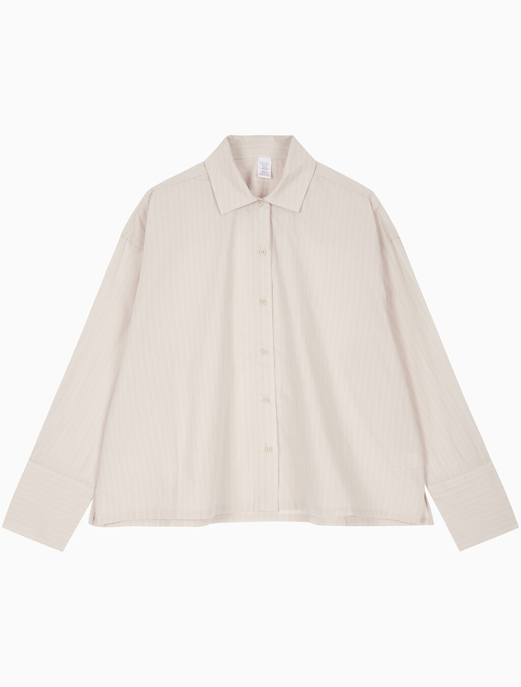 Buy 여성 포플린 슬립 롱슬리브 탑 in color LIGHT PINK