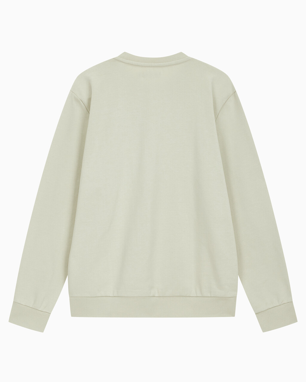 Buy 남성 롱슬리브 스텐실로고 테리 크루넥 스웻셔츠 in color BEIGE