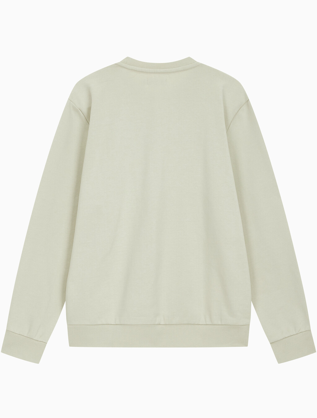 Buy 남성 롱슬리브 스텐실로고 테리 크루넥 스웻셔츠 in color BEIGE
