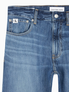 Buy 남성 어센틱 스트레이트핏 라이트블루 데님 in color CHALKY BLUE