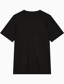 Buy 남성 레귤러핏 인스티튜셔널 로고 반팔 티셔츠 in color CK BLACK