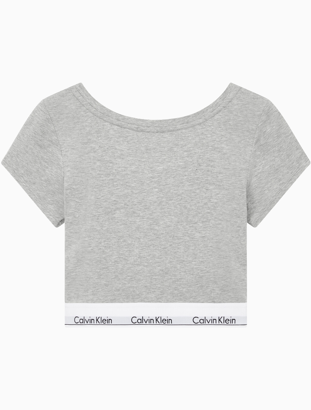 Buy 여성 모던 코튼 티셔츠 아웃푸쉬 브라렛 in color GREY HEATHER