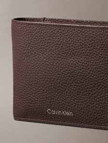 Buy 남성 포일 엠보스 빌 폴드 코인 지갑 in color Black/Ck Dark Brown