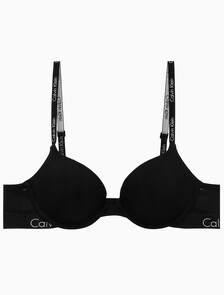 Buy 여성 모티브 데미 브라 in color BLACK