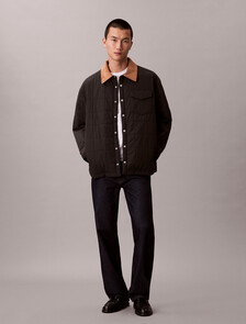 Buy 남성 패디드 나일론 셔츠 자켓 in color PIRATE BLACK