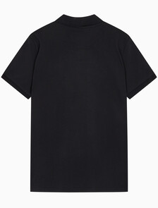 Buy 남성 슬림핏 CK 로고 뱃지  폴로 티셔츠 in color CK BLACK