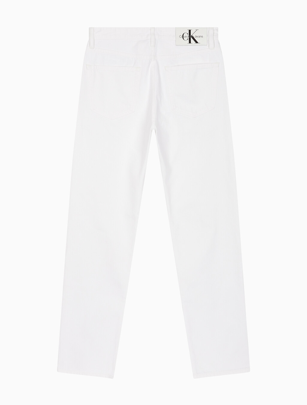 Buy 남성 어센틱 스트레이트핏 화이트 데님 in color CHALKY BLUE