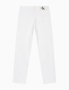 Buy 남성 어센틱 스트레이트핏 화이트 데님 in color CHALKY BLUE