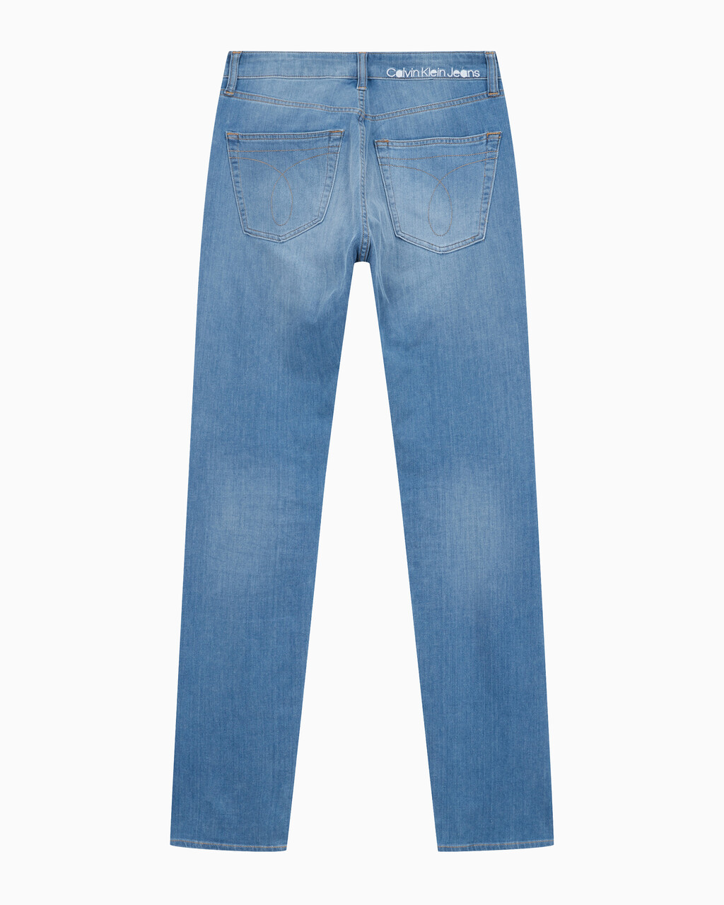 Buy 남성 모던 테이퍼 라이트블루 데님 in color 028A CHALKY BLU