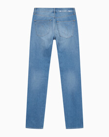 Buy 남성 모던 테이퍼 라이트블루 데님 in color 028A CHALKY BLU