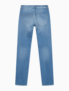 Buy 남성 모던 테이퍼 라이트블루 데님 in color CHALKY BLUE