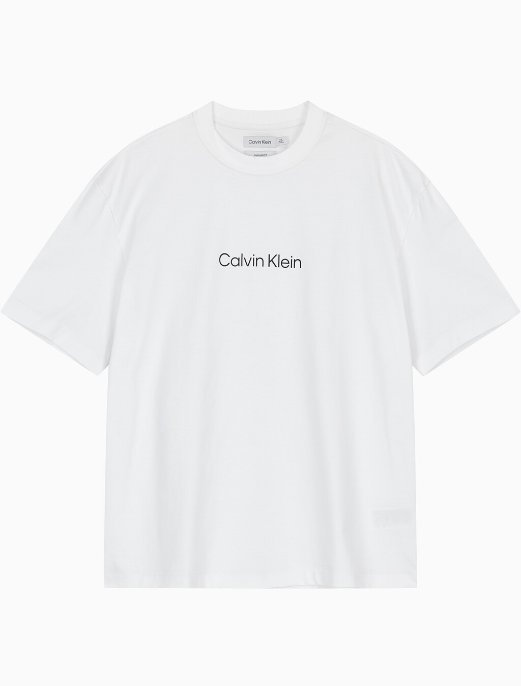 Buy 남성 릴렉스핏 헤비 코튼 크루넥 반팔 티셔츠  in color BRILLIANT WHITE