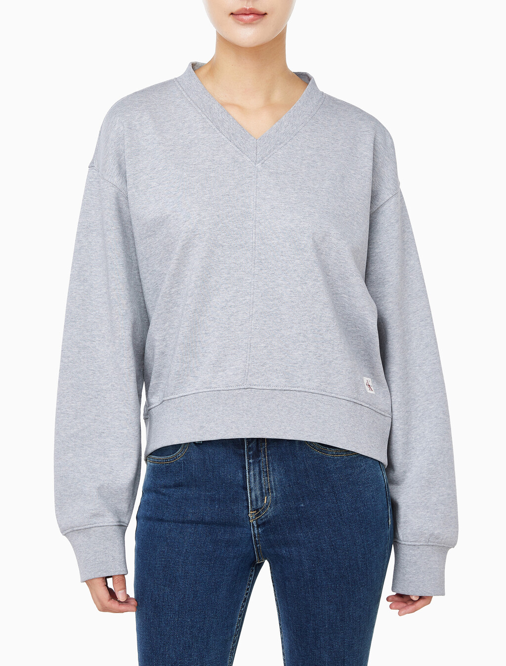 Buy 여성 프리미엄 테리 스웻셔츠 in color Grey