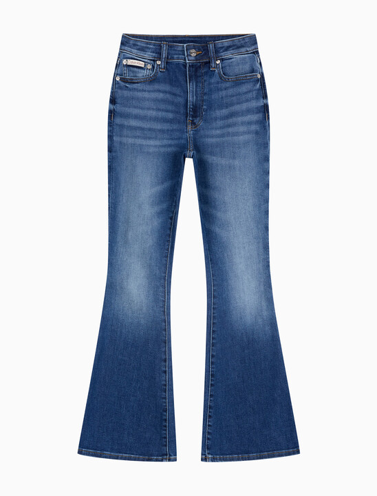 여성 하이라이즈 플레어 데님