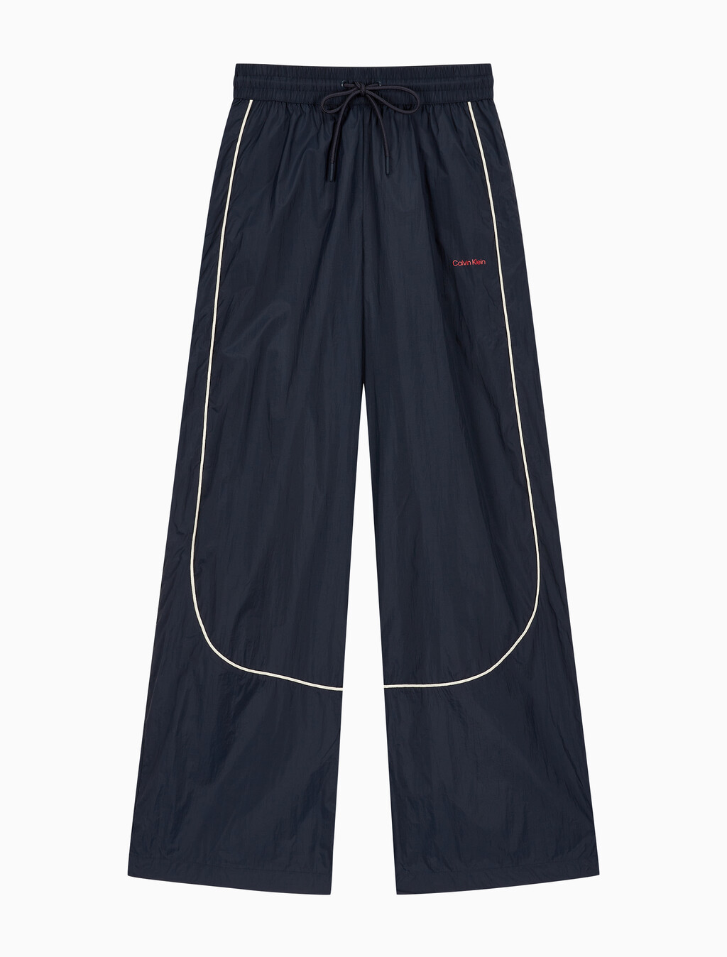 Buy 여성 크링클 나일론 조거 팬츠 in color Navy