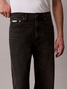 Buy 90S 스트레이트 37.5 진 in color Black