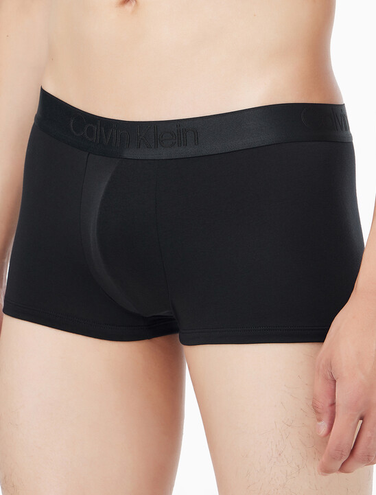 남성 CK 블랙 3PK 로우 라이즈 트렁크
