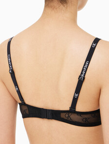 Buy 여성 1996 로고 레이스 AF 푸쉬업 플런지 브라 in color BLACK