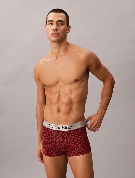 남성 브러시드 마이크로파이버 스트레치 로우 라이즈 트렁크