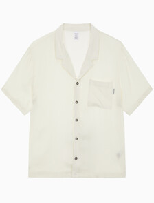 Buy 여성 퓨어쉰 숏 슬리브 탑 in color IVORY