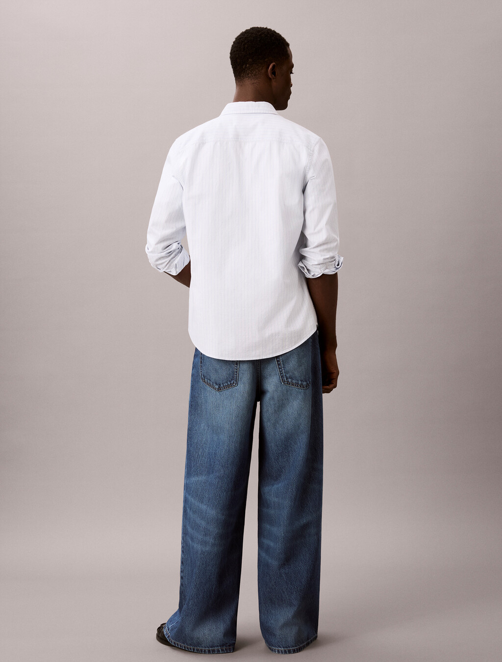 Buy 익스트림 배기핏 진 in color Mid Blue