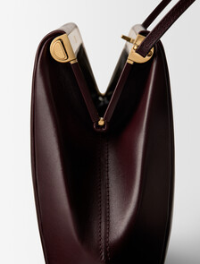 Buy TINA FRAME BAG in color Currant