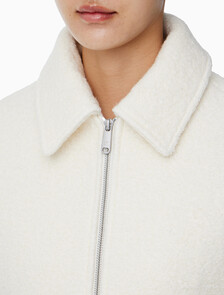 Buy 여성 울 숏자켓 in color WHITE
