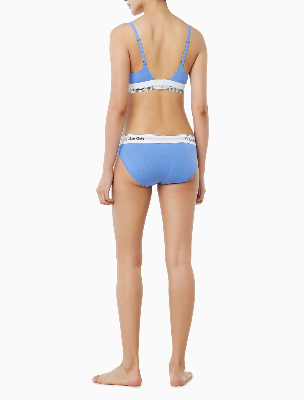 Buy 여성 아이콘 코튼 모달 AF 와이어프리 푸쉬업 in color Deep Indigo Blue