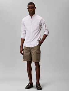 Buy 면 카고 쇼츠 in color DUSTY OLIVE