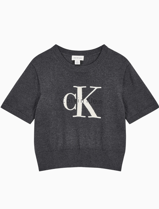 여성 청키 코튼 그래픽 풀오버