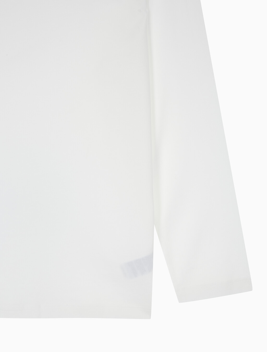 Buy 남성 헤비 코튼 아카이브 로고 긴팔 티셔츠 in color BRIGHT WHITE