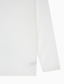 Buy 남성 헤비 코튼 아카이브 로고 긴팔 티셔츠 in color BRIGHT WHITE