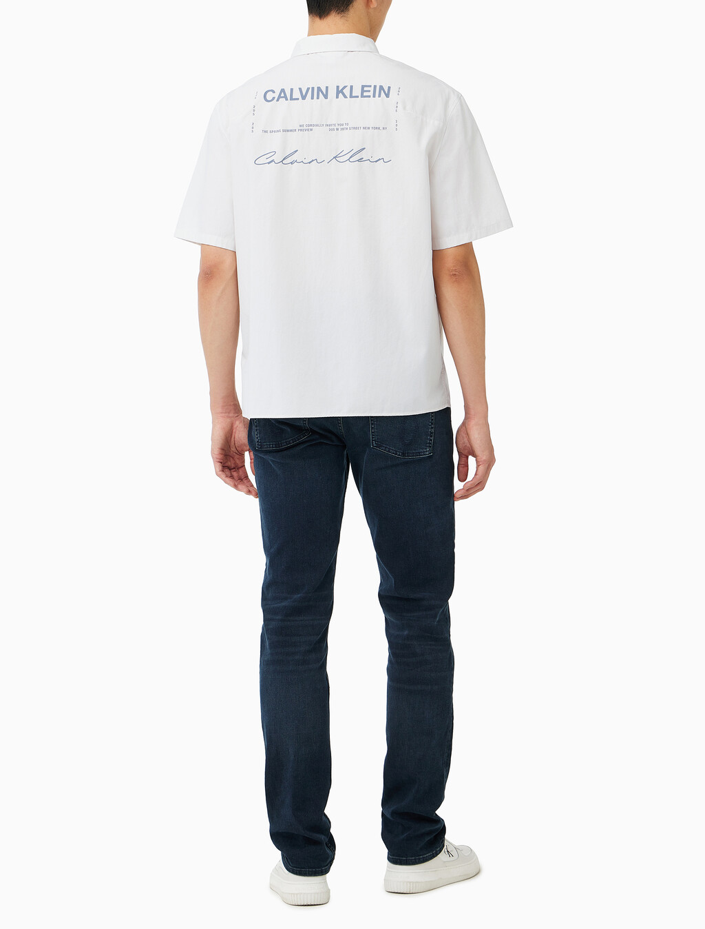 Buy 솔리드 포플린 박시 릴렉스 셔츠 in color Sand White