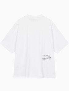 Buy 남성 숏슬리브 컴팩트 저지 티 in color BRILLIANT WHITE