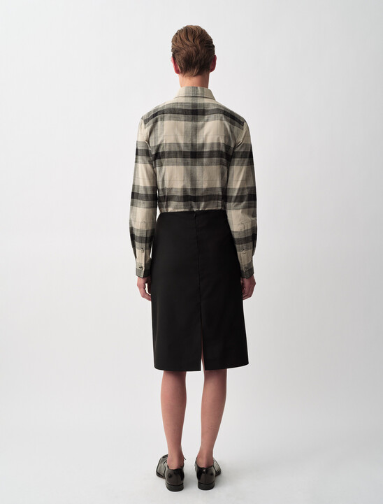 LUNA WOMENS KNEE LENGTH SKIRT