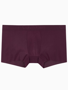 Buy 남성 CK 블랙 마이크로 로우 라이즈 드로즈 in color BURGUNDY