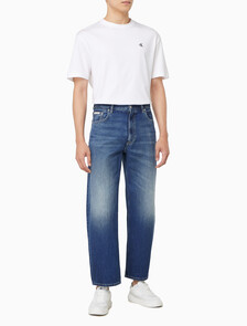 Buy 남성 배럴핏 럭키 스타 데님 in color Mid blue