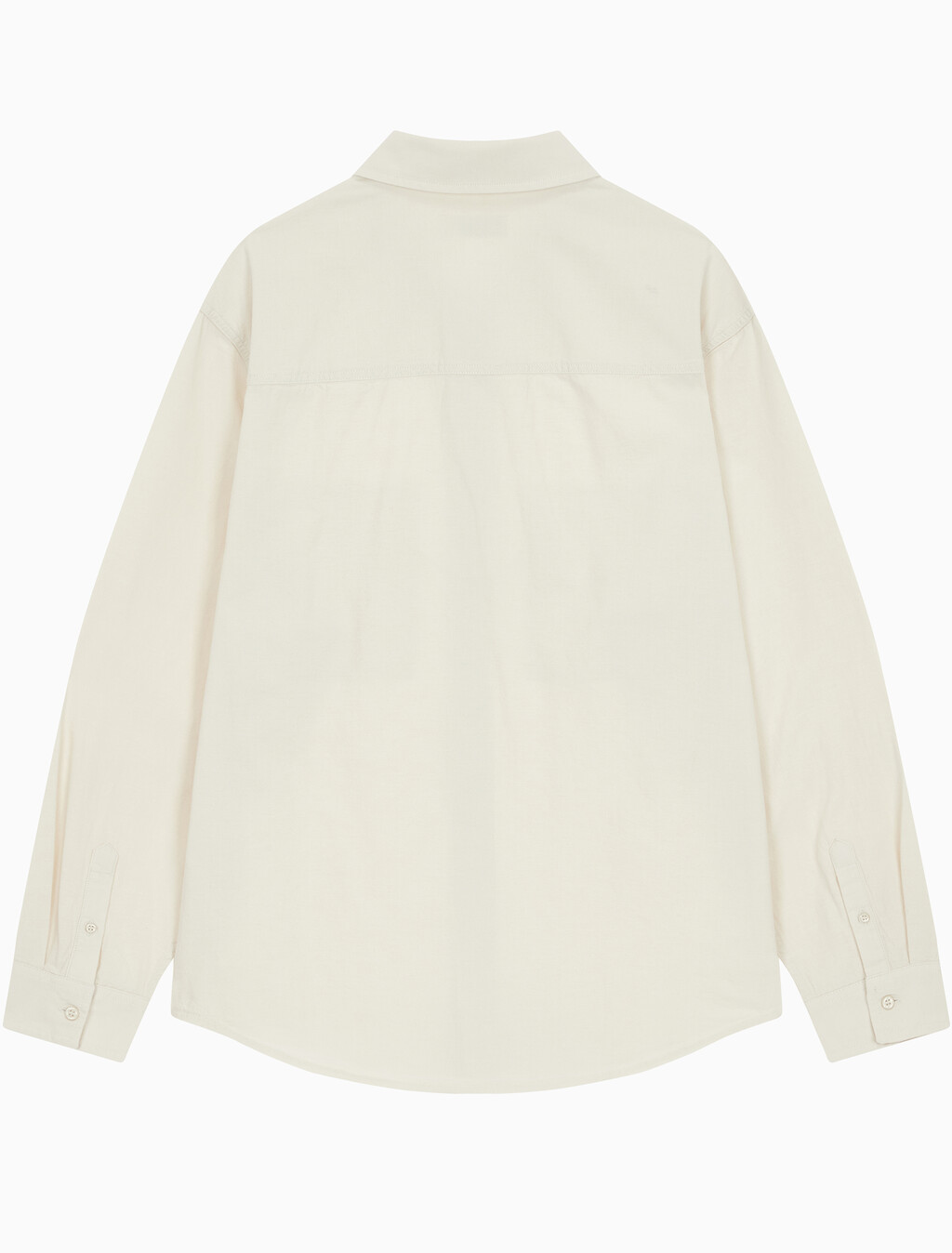 Buy 남성 릴렉스핏 샴브레이 코튼 셔츠 in color LIGHT BEIGE