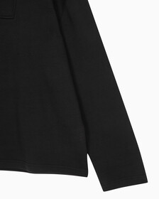 Buy 남성 롱슬리브 하프집업 하이넥 스웻 in color BLACK BEAUTY