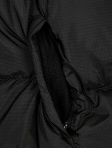 Buy 남성 글로시 후드 다운 푸퍼 in color CK BLACK