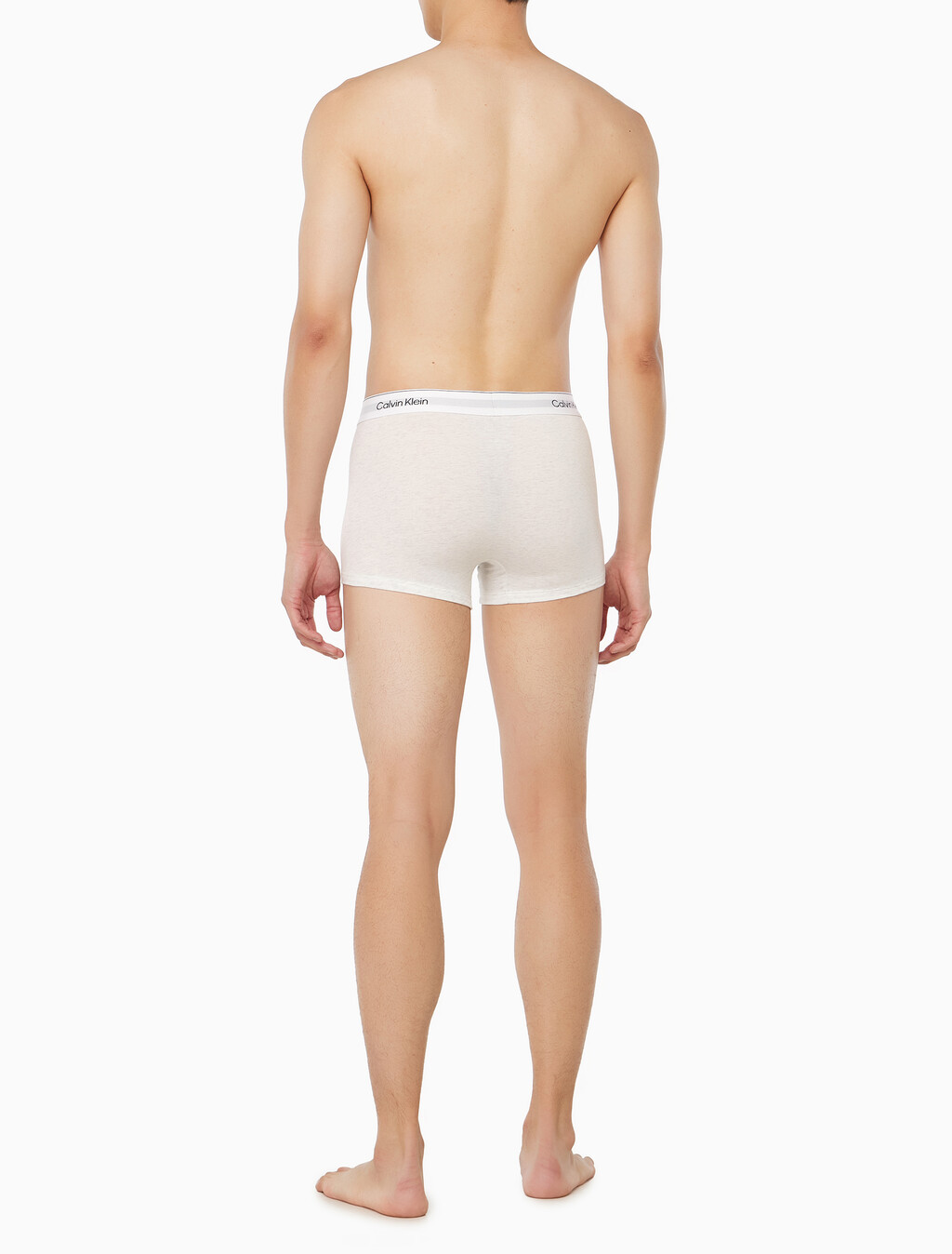 Buy 남성 아이콘 코튼 스트레치 3PK 트렁크 in color WHITE/ YELLOW / DARK NAVY