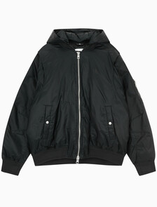 Buy 남성 후디 보머 다운 자켓 in color CK BLACK