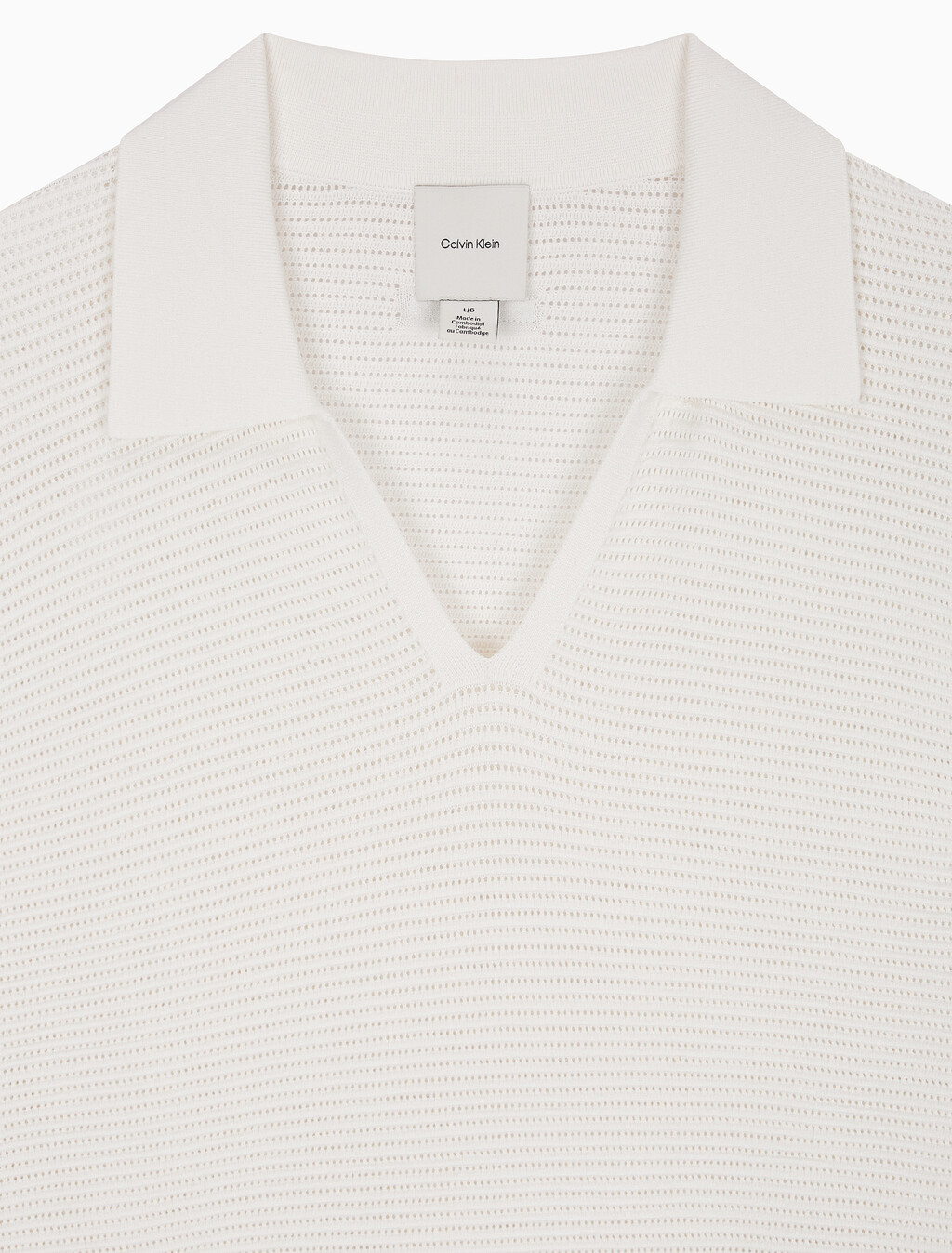 Buy 남성 이지핏 테크 니트 폴로 반팔 스웨터 in color TOFU