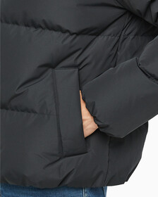 Buy 남녀공용 릴렉스 숏 다운 푸퍼 in color CK BLACK