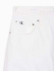 Buy 남성 어센틱 스트레이트핏 화이트 데님 in color CHALKY BLUE