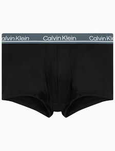 Buy 남성 CK 마이크로 플러스 로우 라이즈 드로즈 3PK in color BLACK