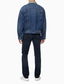 Buy 남성 80's 아이콘 다크블루 데님 자켓 in color DARK BLUE