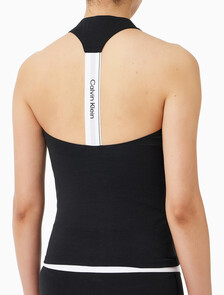 Buy 여성 아이콘 쉐입웨어 쉐이핑 탑 in color BLACK