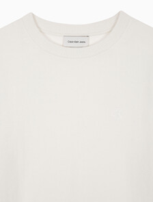 Buy 여성 크루넥 파인 스웨터 in color WHITE